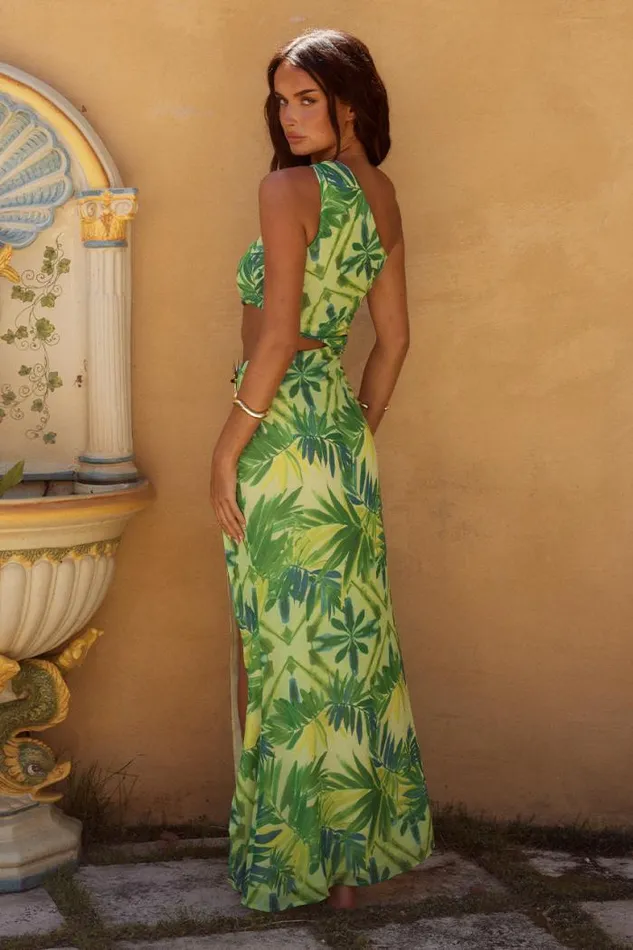 Runaway The Label Maxi Shop CALIANA MAXI DRESS 8211 PALM PRINT