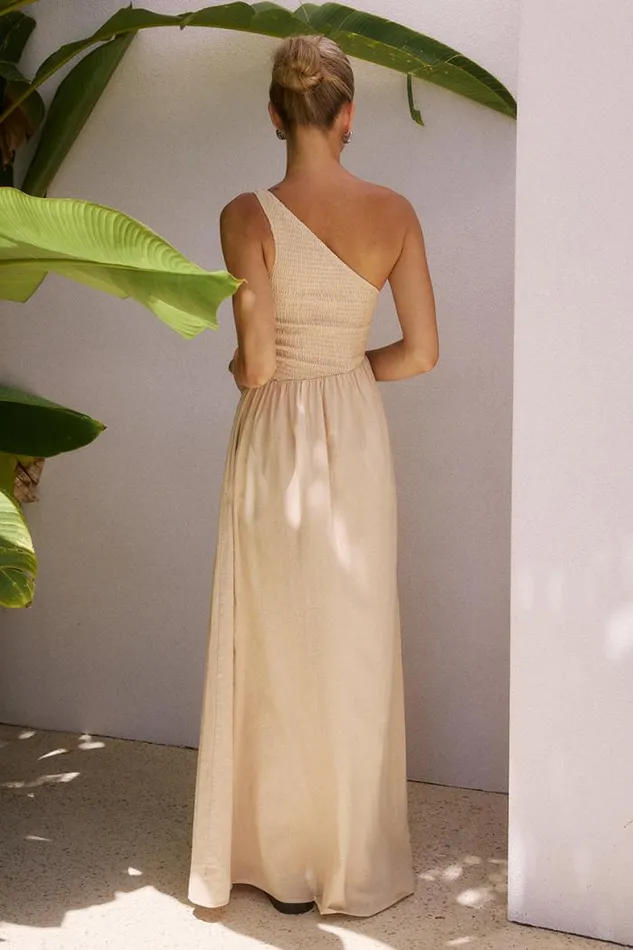 Runaway The Label Maxi Shop EUGENIE MAXI DRESS 8211 SAND
