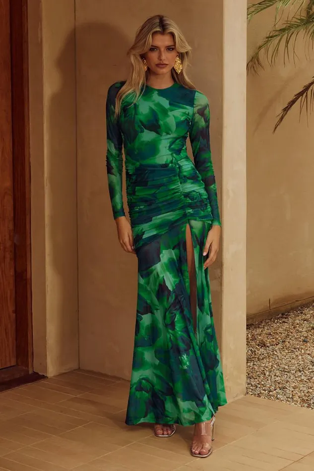 Runaway The Label Maxi Shop LUCINDA MAXI DRESS 8211 GREEN