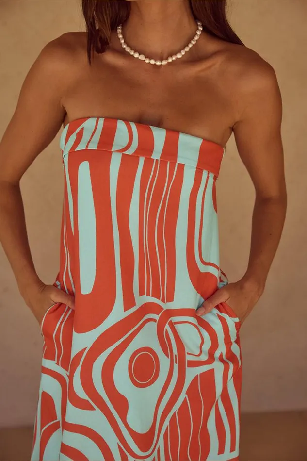 Runaway The Label Maxi Shop PHAEDRA MAXI DRESS 8211 ALBA PRINT