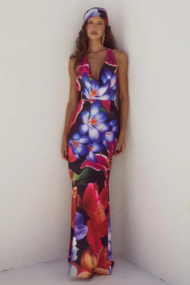 Runaway The Label Maxi Shop POSEY MAXI DRESS 8211 MAEVE PRINT
