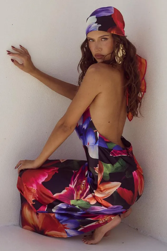 Runaway The Label Maxi Shop POSEY MAXI DRESS 8211 MAEVE PRINT