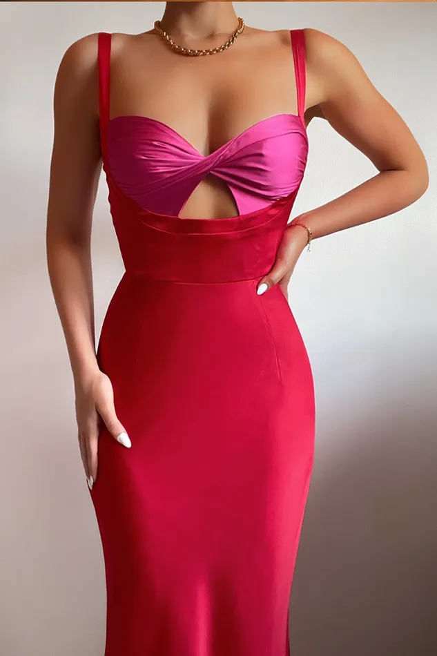 Runaway The Label Midi Shop Kelsi Midi Dress 8211 Red