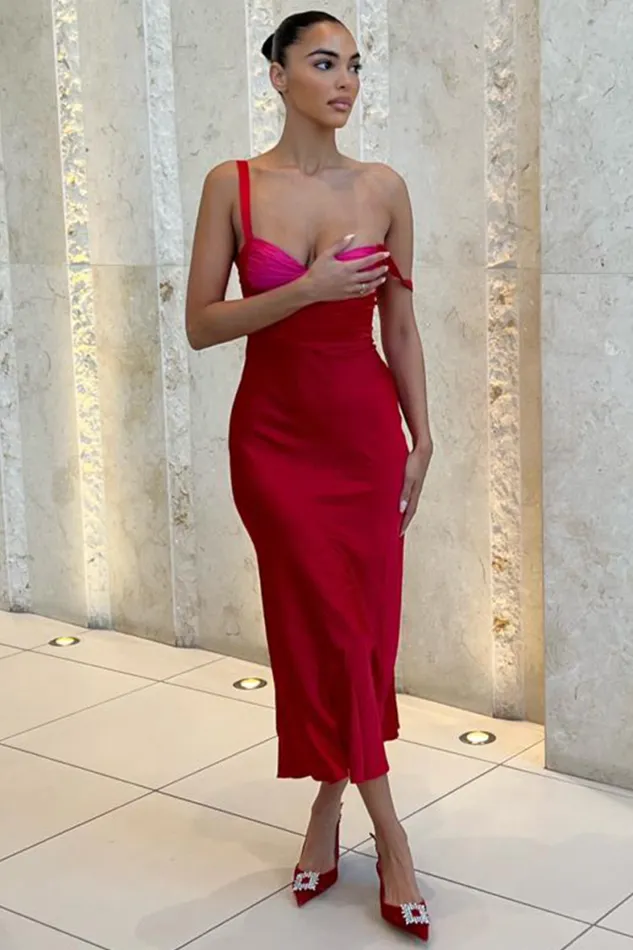 Runaway The Label Midi Shop Kelsi Midi Dress 8211 Red Runaway The Label Midi Shop Kelsi Midi Dress 8211 Red