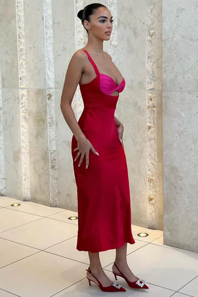 Runaway The Label Midi Shop Kelsi Midi Dress 8211 Red Runaway The Label Midi Shop Kelsi Midi Dress 8211 Red