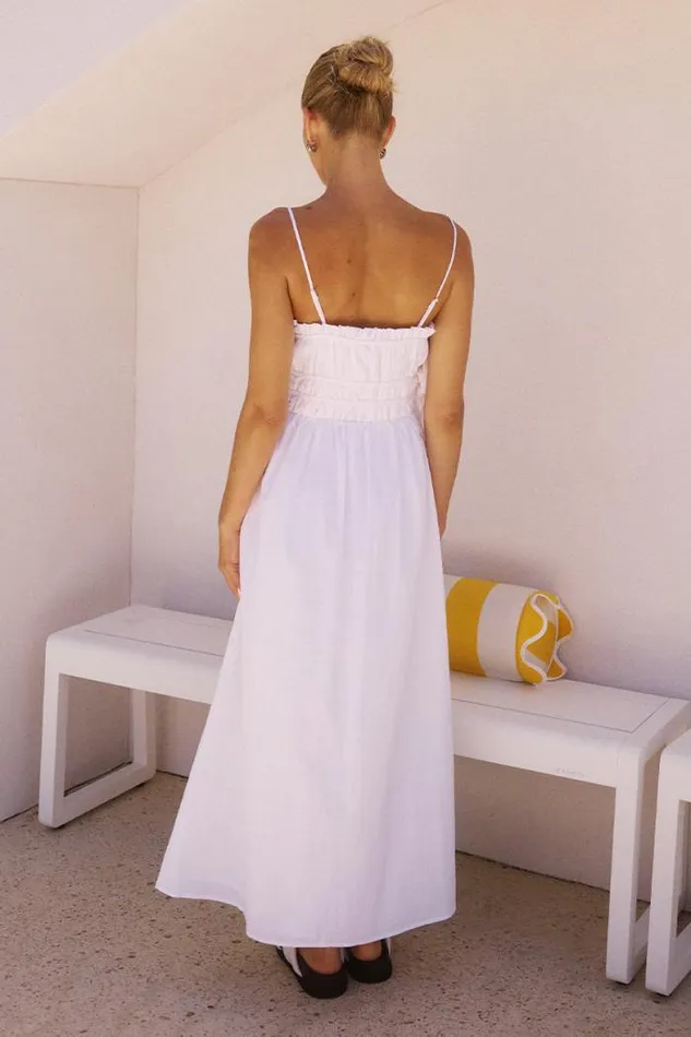 Runaway The Label Midi Shop RAFINA MIDI DRESS 8211 WHITE