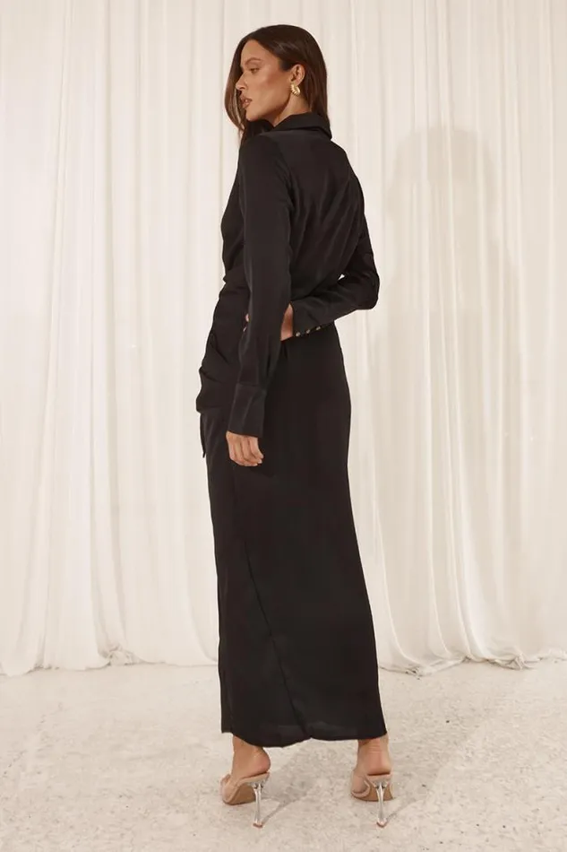 Runaway The Label Midi Shop RUBY MIDI DRESS 8211 BLACK