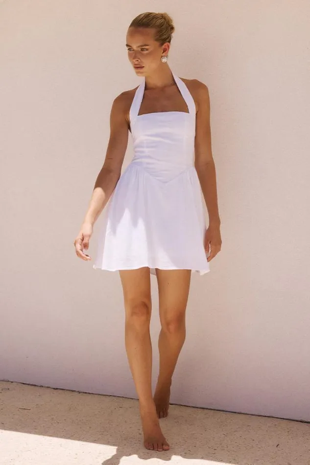 Runaway The Label Mini Shop SOLARA MINI DRESS 8211 WHITE