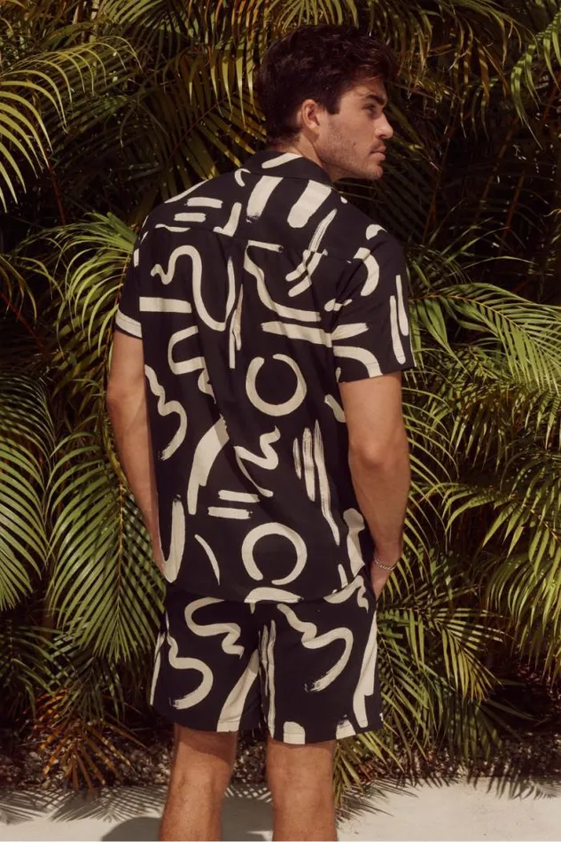 Runaway The Label Sets Menswear YORK SHIRT 8211 BLACK Runaway The Label Sets Menswear YORK SHIRT 8211 BLACK