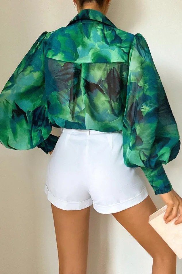 Runaway The Label Shirts and Blouses Shop Calista Shirt 8211 Green Floral Runaway The Label Shirts and Blouses Shop Calista Shirt 8211 Green Floral