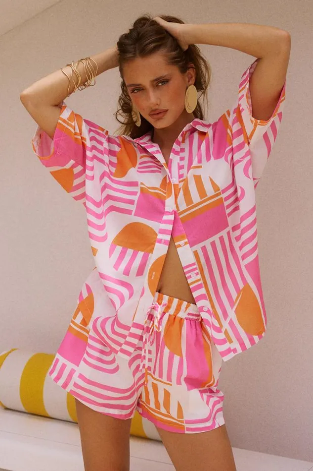 Runaway The Label Shirts and Blouses Shop VENUS SHIRT 8211 VARGO PINK