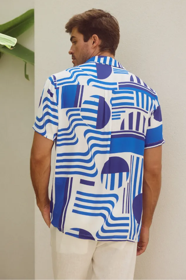 Runaway The Label Shirts Menswear MASON SHIRT 8211 VARGO BLUE