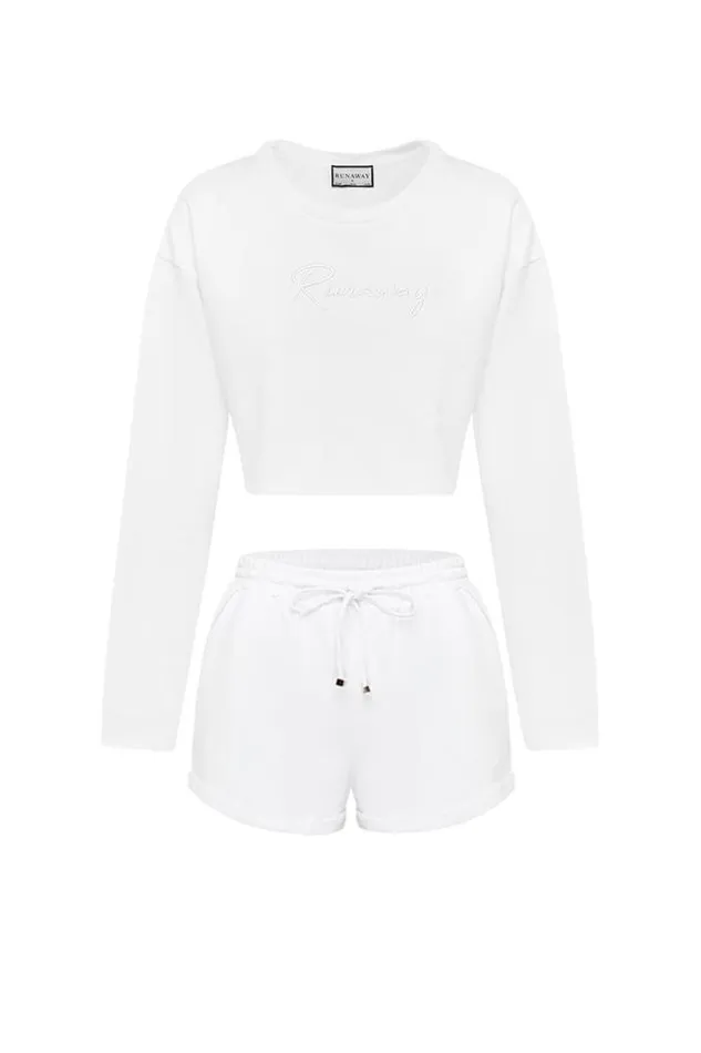 Runaway The Label Shorts Shop Free Form Short 8211 White Runaway The Label Shorts Shop Free Form Short 8211 White