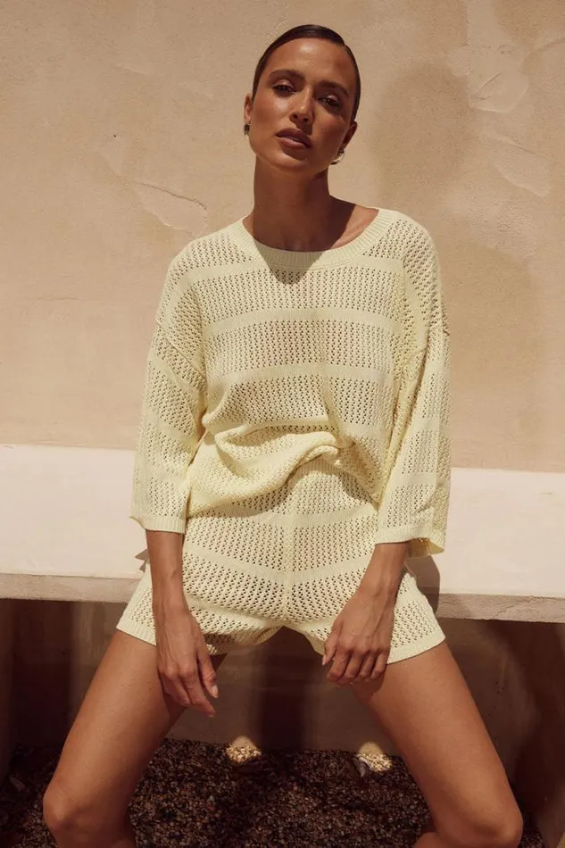 Runaway The Label Shorts Shop SAMIA SHORT 8211 LEMON