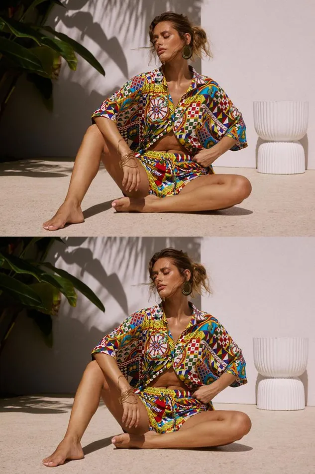 Runaway The Label Shorts Shop VENUS SHORT 8211 PHAEDRA PRINT