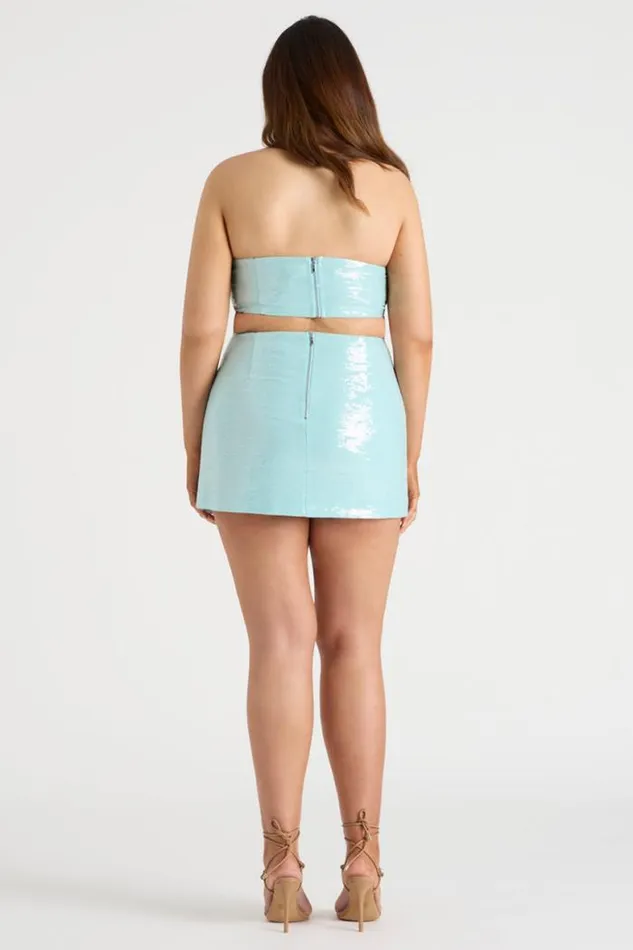 Runaway The Label Skirts Shop THE SEQUIN SKIRT 8211 AQUA Runaway The Label Skirts Shop THE SEQUIN SKIRT 8211 AQUA