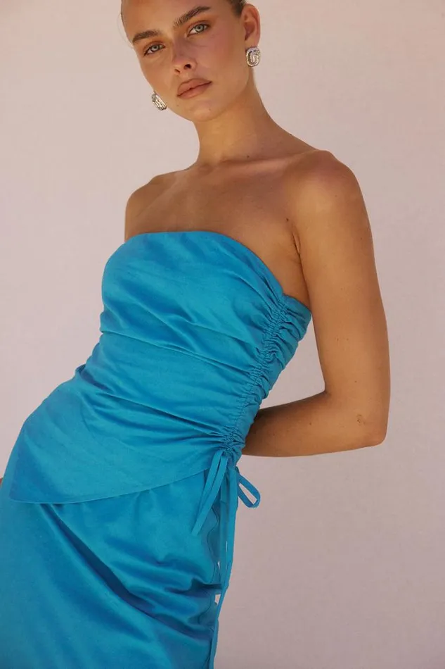 Runaway The Label Summer Sets Shop MURILO TOP 8211 BLUE