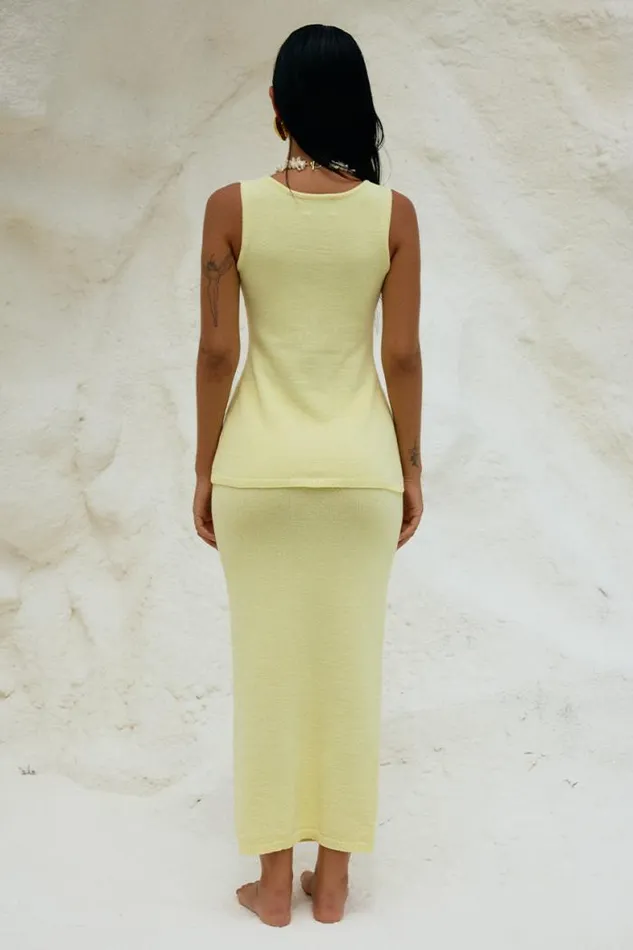 Runaway The Label Summer Sets Shop NADINA TOP 8211 LEMON