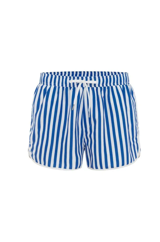 Runaway The Label Swim Menswear NEO BOARDSHORT 8211 INDIGO STRIPE