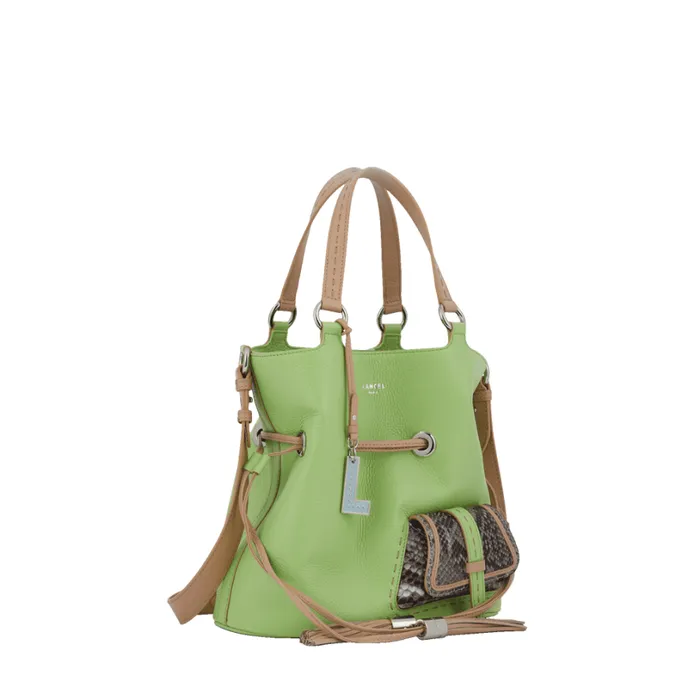 S Bucket Bag Multico Apple Green Women Lancel Bucket Bags S Bucket Bag Multico Apple Green Women Lancel Bucket Bags
