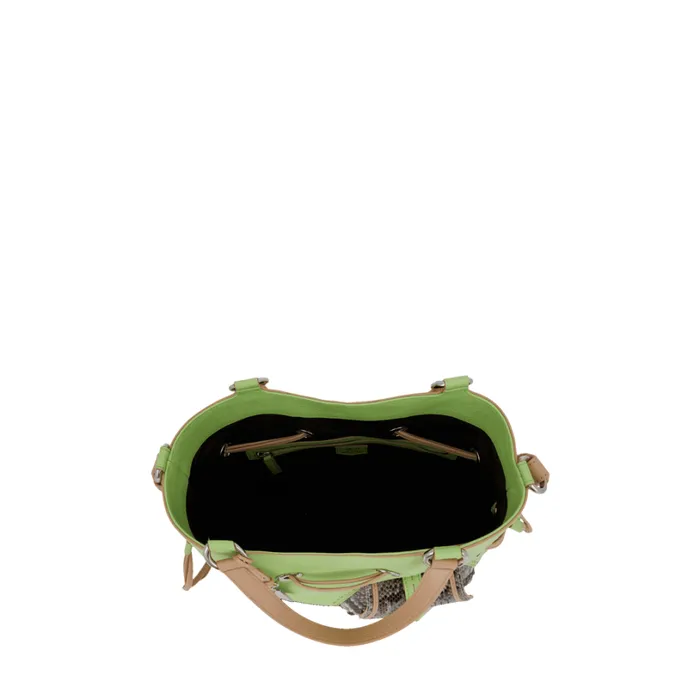 S Bucket Bag Multico Apple Green Women Lancel Bucket Bags S Bucket Bag Multico Apple Green Women Lancel Bucket Bags