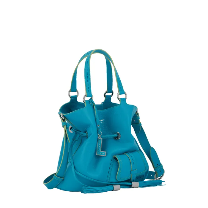 S Bucket Bag Multico Ocean Blue Women Lancel Shoulder Bags S Bucket Bag Multico Ocean Blue Women Lancel Shoulder Bags