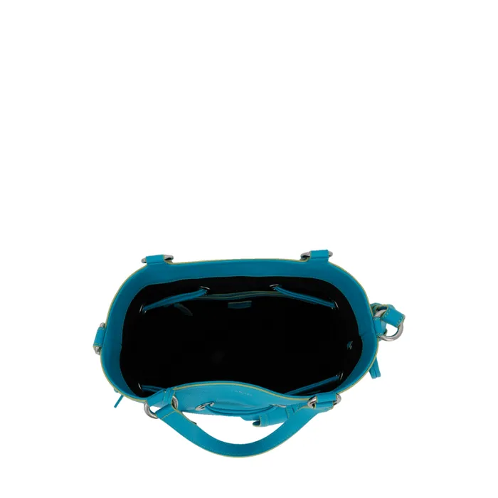 S Bucket Bag Multico Ocean Blue Women Lancel Shoulder Bags S Bucket Bag Multico Ocean Blue Women Lancel Shoulder Bags