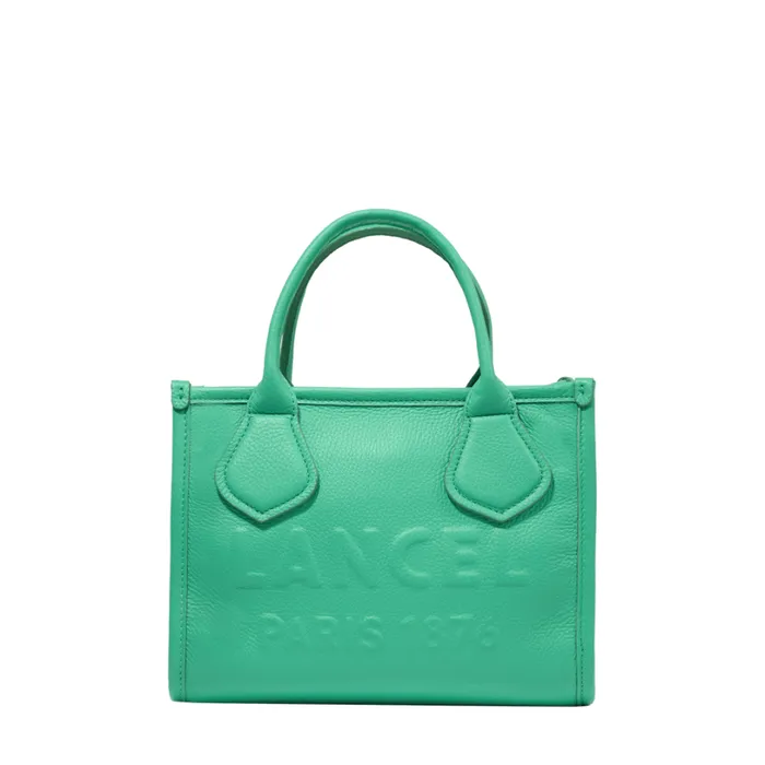 S Zip Tote Emerald Women Lancel Hand Bags