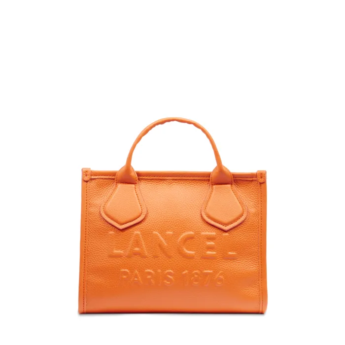 S Zip Tote Orange Women Lancel Cross Body Bags