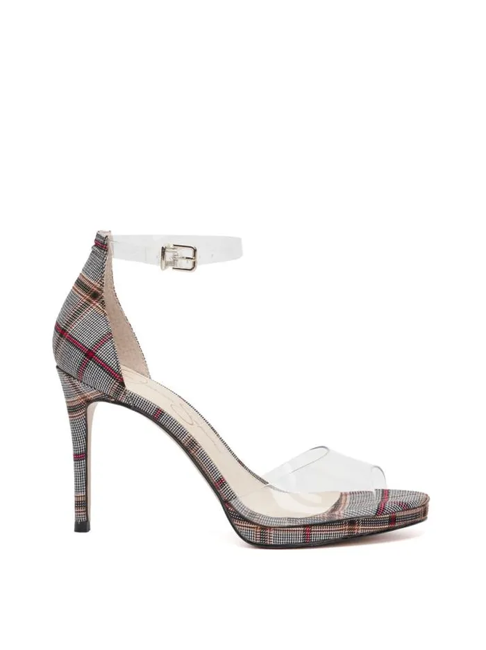 Sandals Shoes Jessica Simpson Daisile High Heel In Plaid