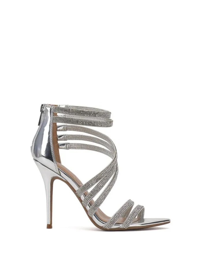 Sandals Shoes Jessica Simpson Winifield High Heel In Silver