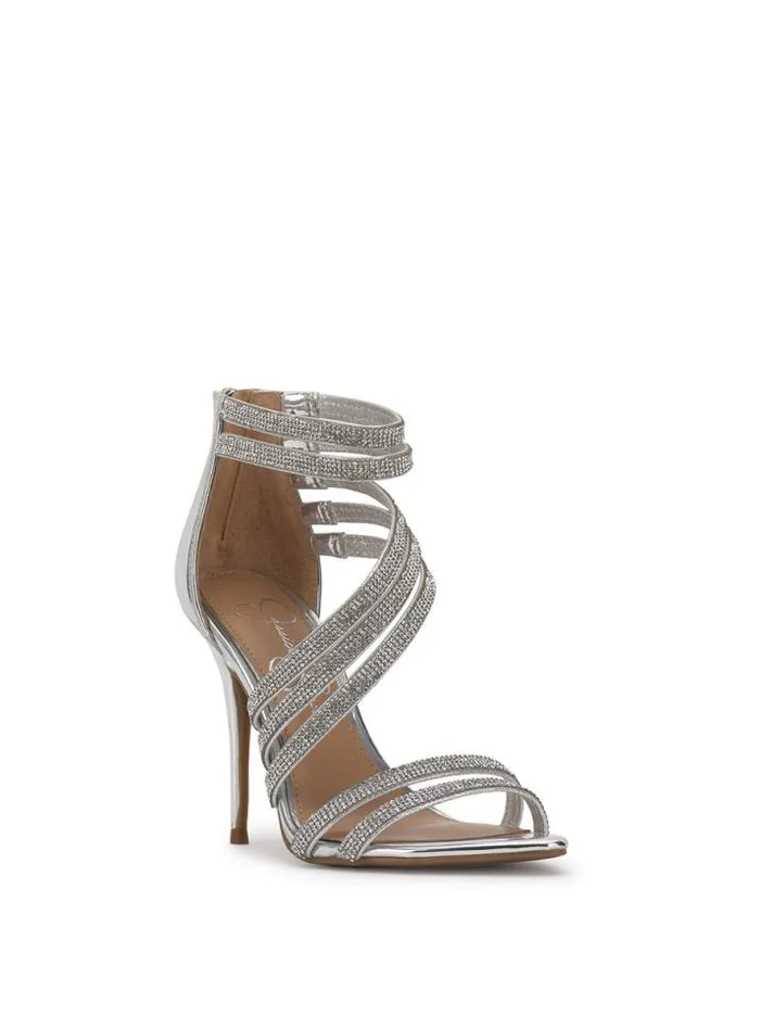 Sandals Shoes Jessica Simpson Winifield High Heel In Silver