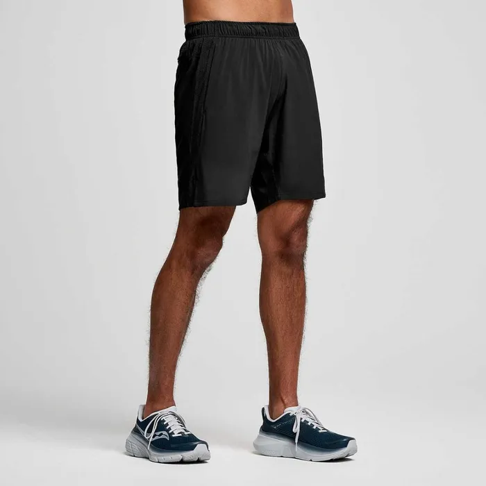 Saucony Bottoms Men Outpace 7034 Short Black