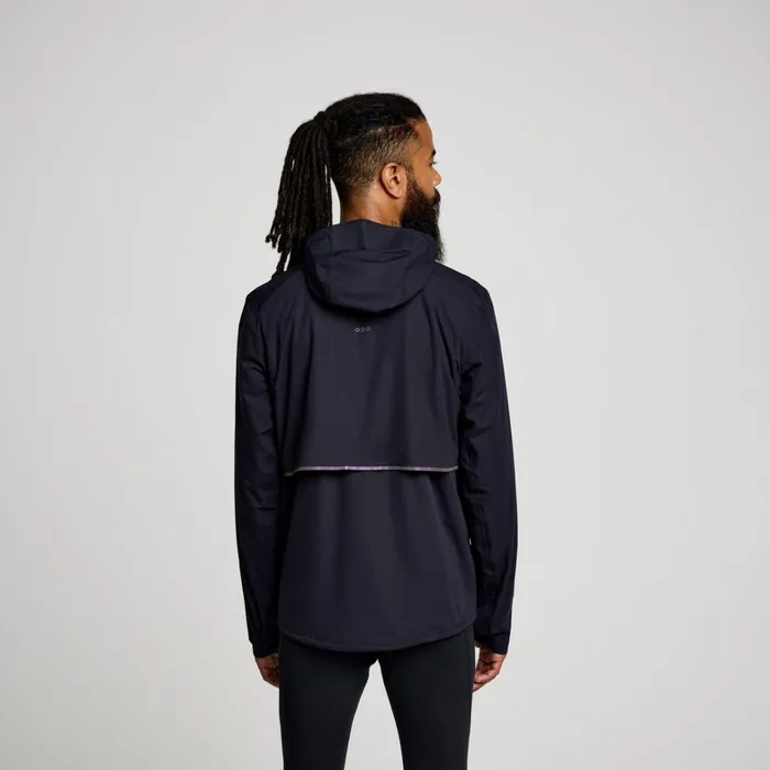 Saucony Jackets Men Hurricane Waterproof Jacket Black