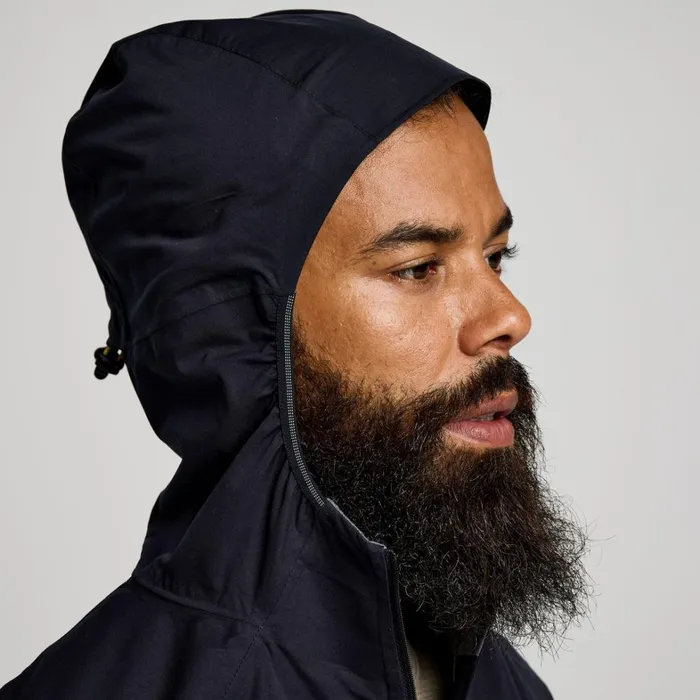 Saucony Jackets Men Hurricane Waterproof Jacket Black