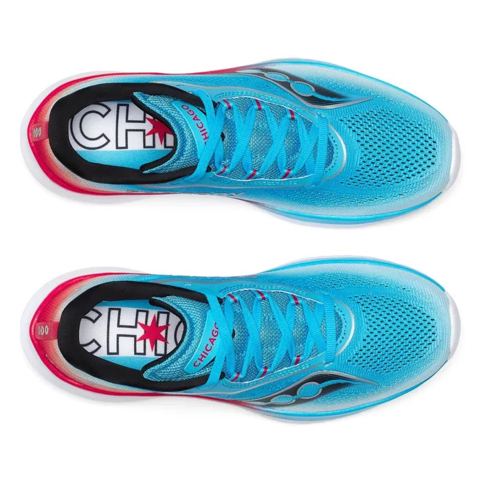 Saucony Running Women Chicago Kinvara 15 Bluered
