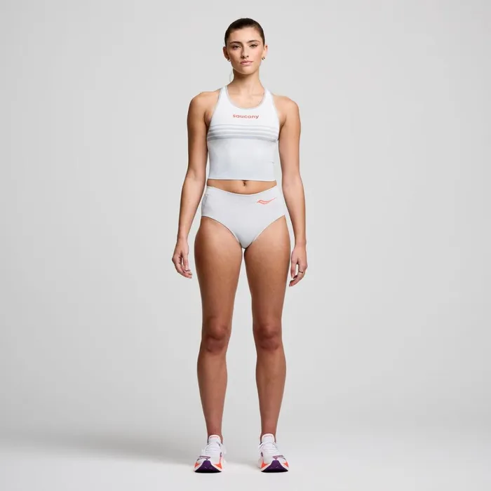 Saucony Tops Women Endorphin Crop Top Cloud