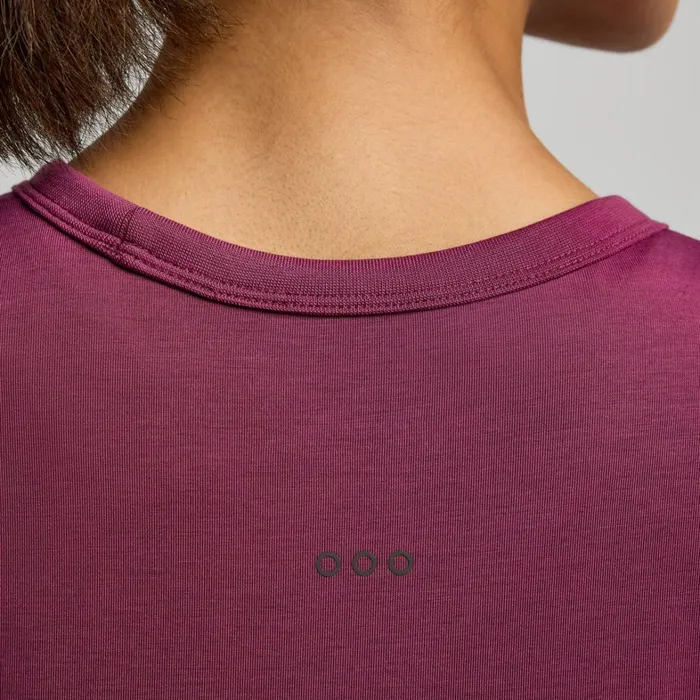 Saucony Tops Women Triumph Short Sleeve Plum