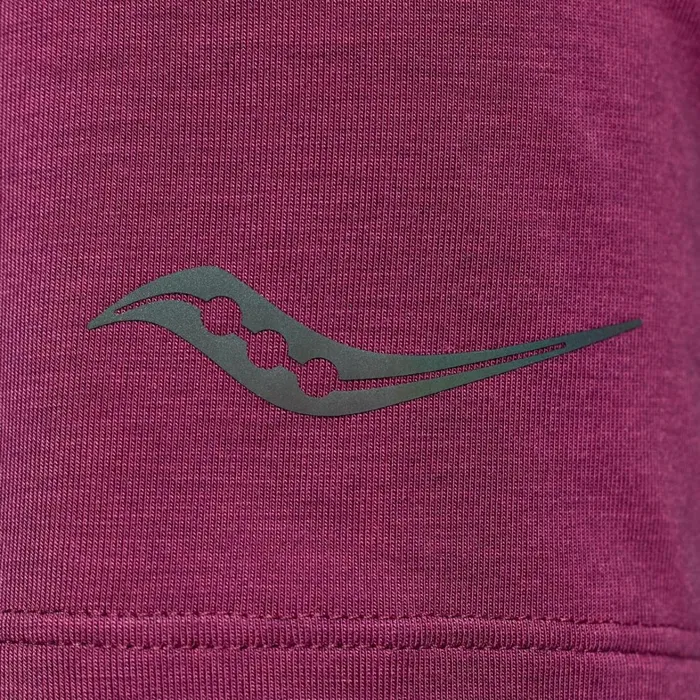 Saucony Tops Women Triumph Short Sleeve Plum