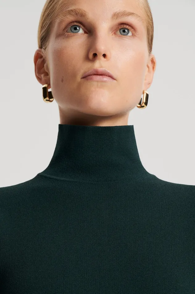 Scanlan Theodore CREPE KNIT COCOON SLEEVE SWEATER DARKGREEN Women Tops Scanlan Theodore CREPE KNIT COCOON SLEEVE SWEATER DARKGREEN Women Tops