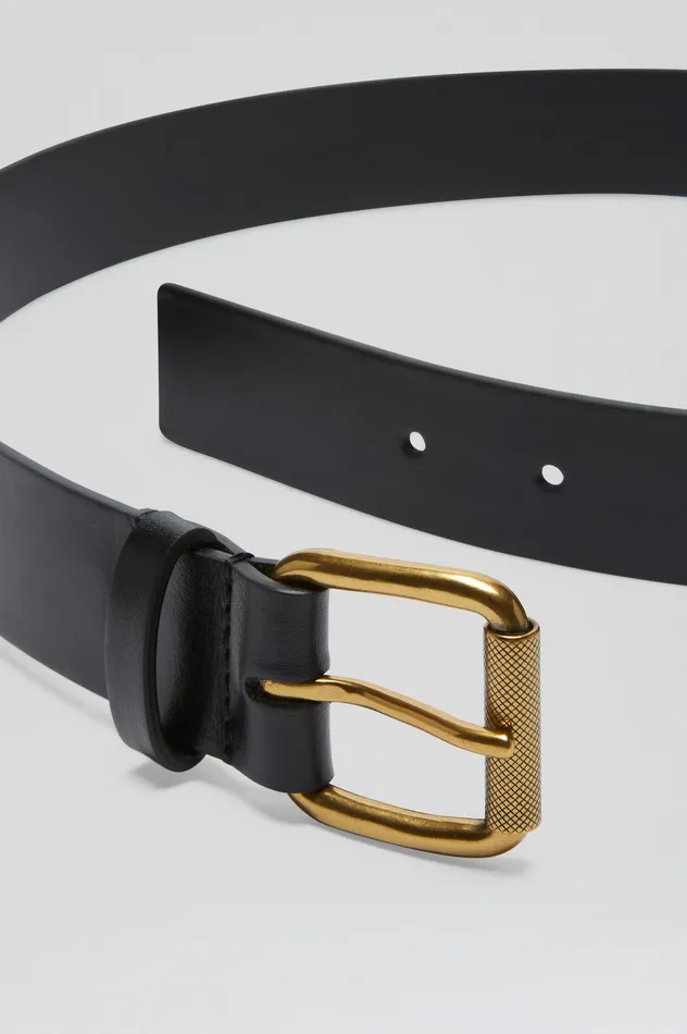 Scanlan Theodore ROLLER BUCKLE BELT 3 BLACK Women Belts