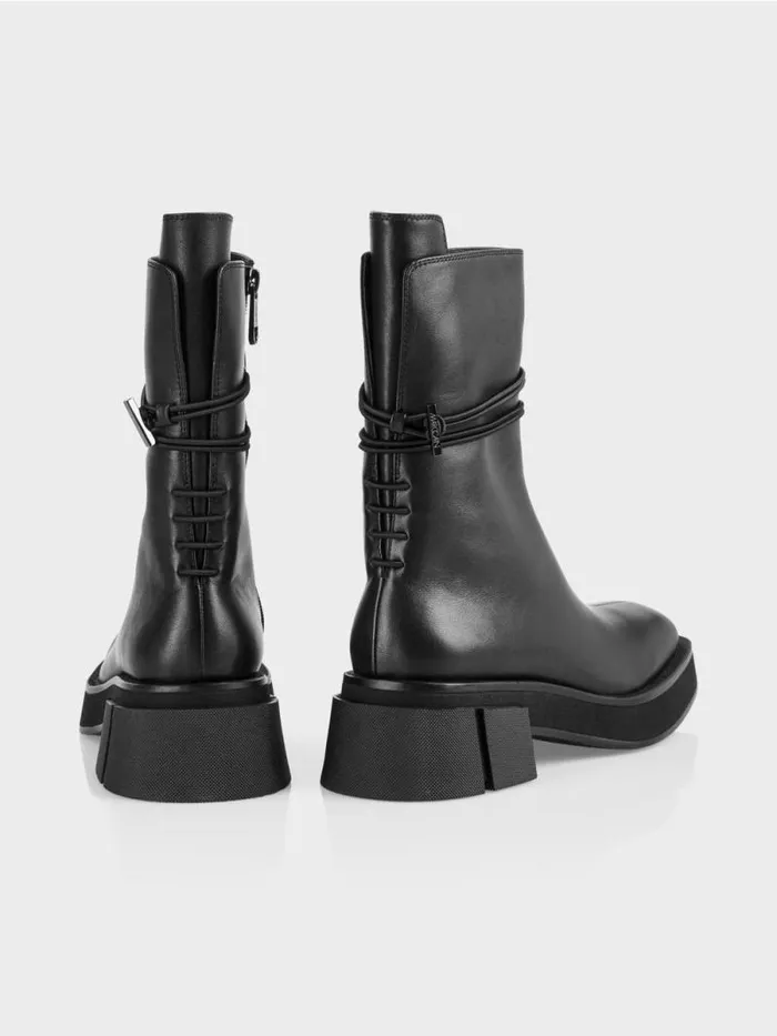 Schuhe Damen Marc Cain Boot Mit Zierbndern Black
