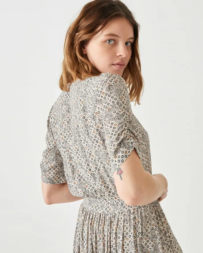 Sessn Womens Dresses Open lee Fleur De Sel Alano