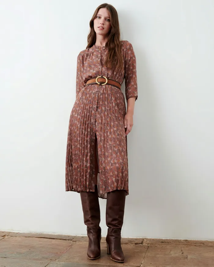 Sessn Womens Dresses Painterly Rosewood