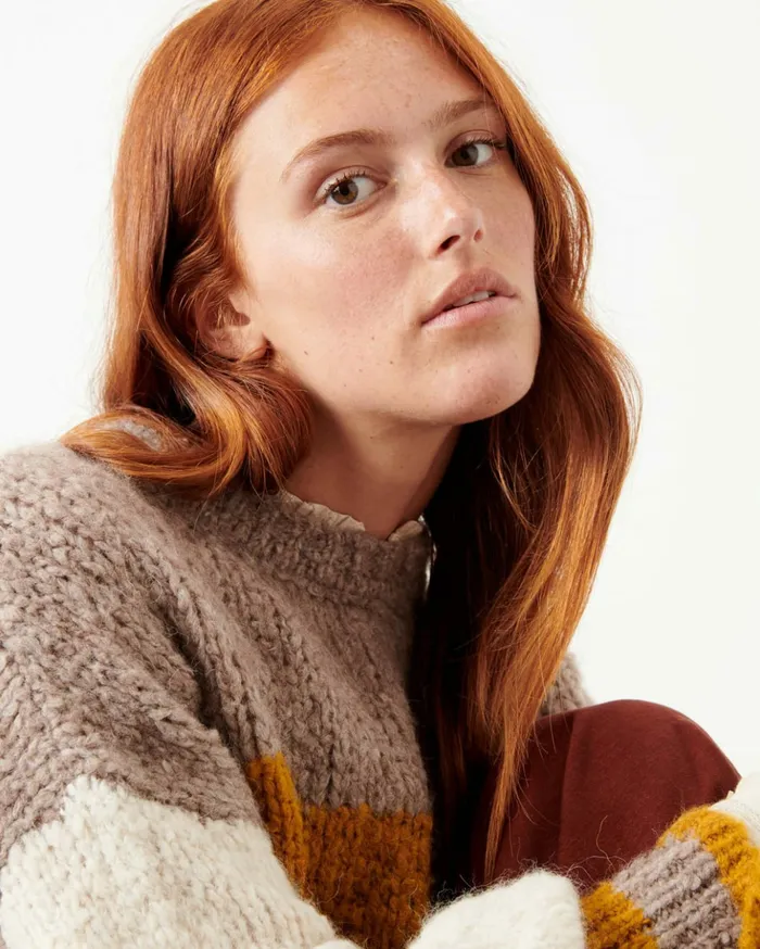 Sessn Womens Jumpers Americana Sandmapple
