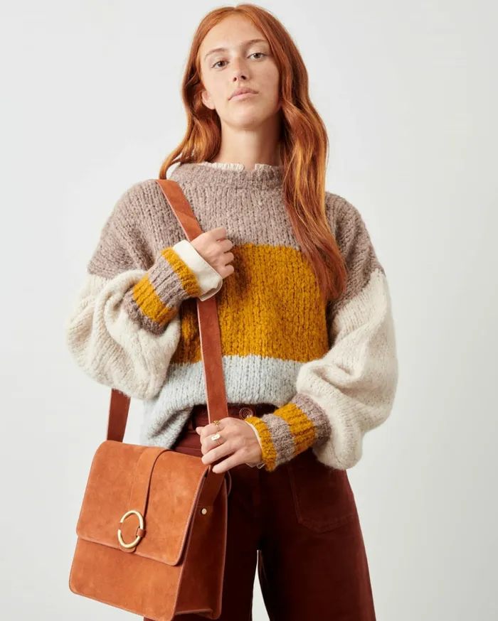Sessn Womens Jumpers Americana Sandmapple