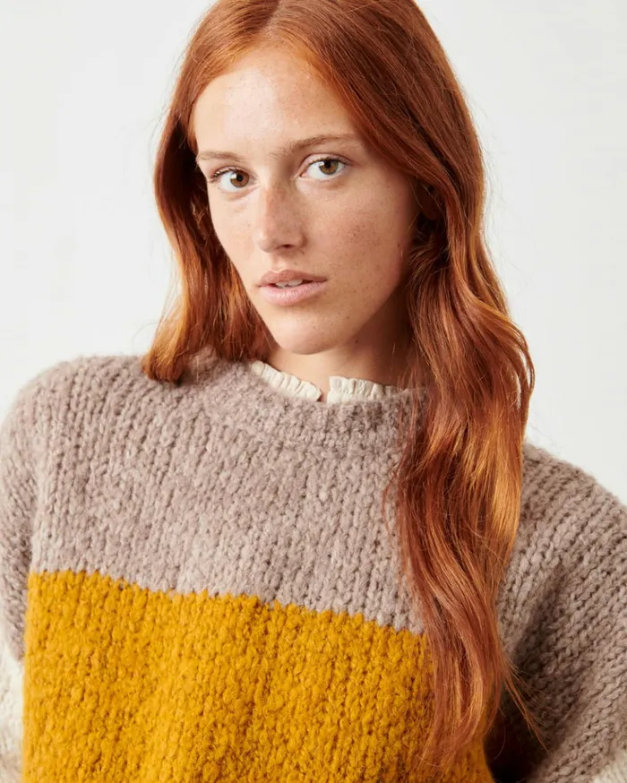Sessn Womens Jumpers Americana Sandmapple