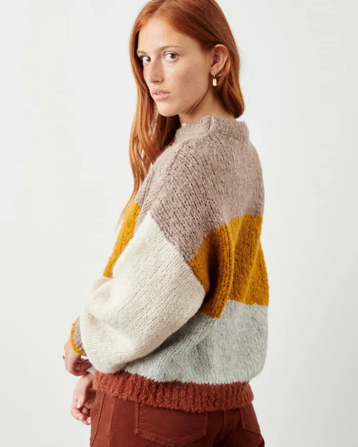 Sessn Womens Jumpers Americana Sandmapple