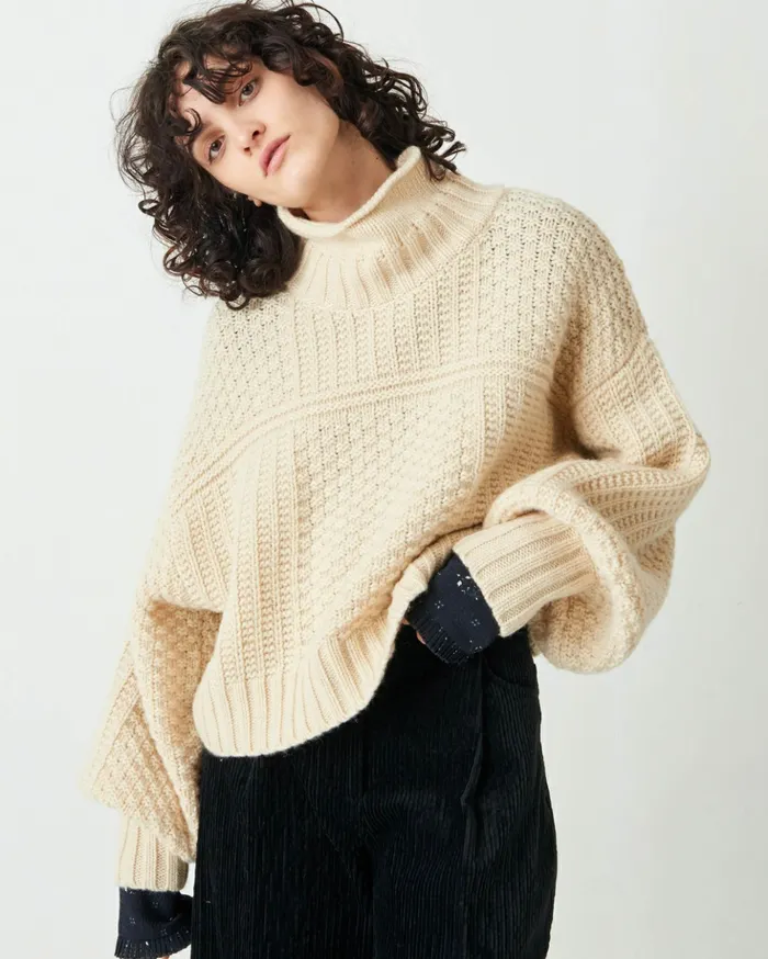Sessn Womens Jumpers Londonderry Fleur de Sel