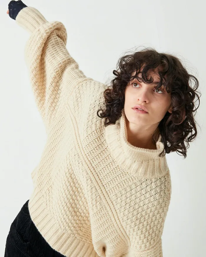 Sessn Womens Jumpers Londonderry Fleur de Sel